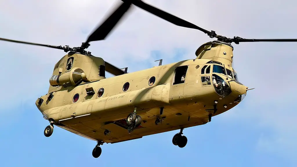 U.S.Army CH-47 Chinook helicopter