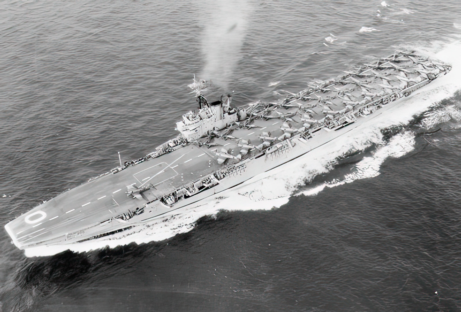 Royal Navy aircraft carrier HMS Ocean (R68)