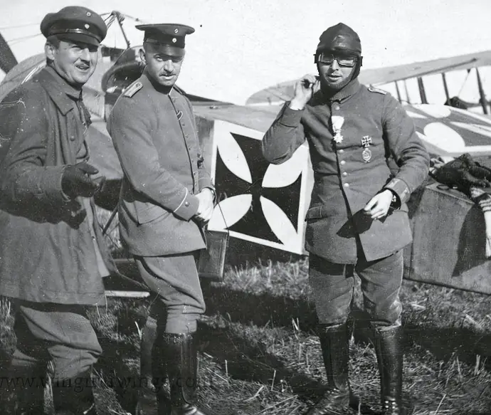 Max Immelman 1915 with Fokker E.II