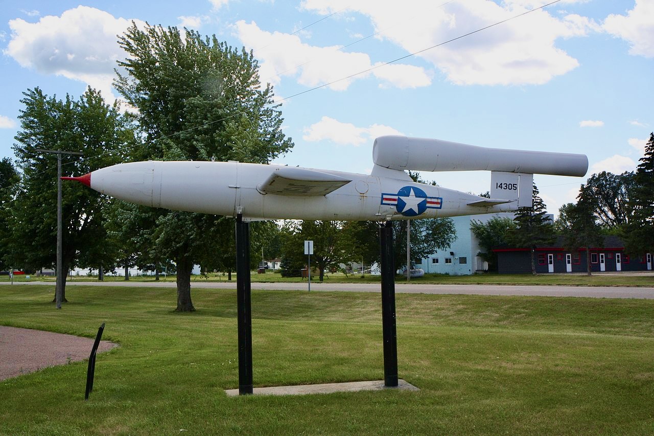 Ford/Republic JB-2, serial number M-14305, on display at the American Legion Post 80, Wheaton, Minnesota