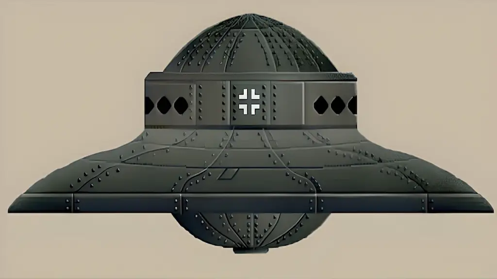 German prototype flying saucer