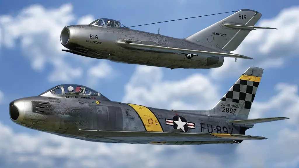 MiG 15 F-86 Sabre