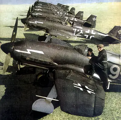 Heinkel He 100D Luftwaffe Propagandafoto